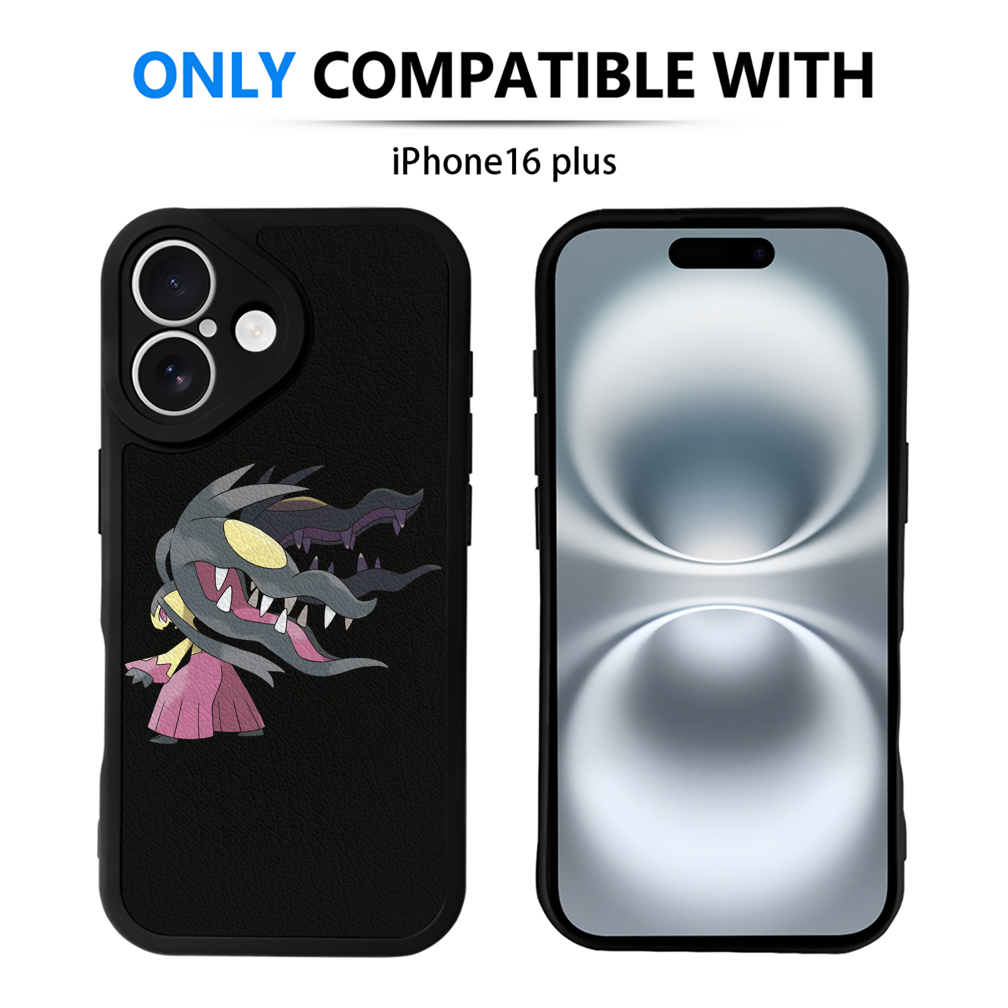 （画像用） ポケットモンスター Pokémon 【iPhone 16シリーズ対応】シリコンスマホケース（レザー調） 材質：シリコン